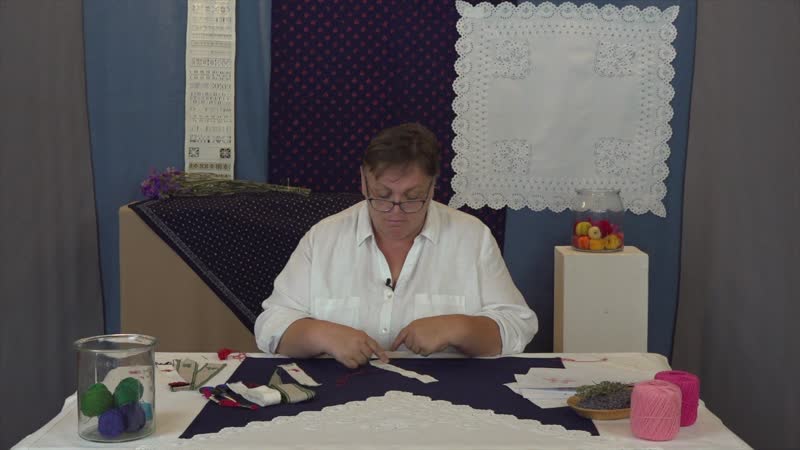 11. Hímzés: Keresztszemes hímzés díszszalagra