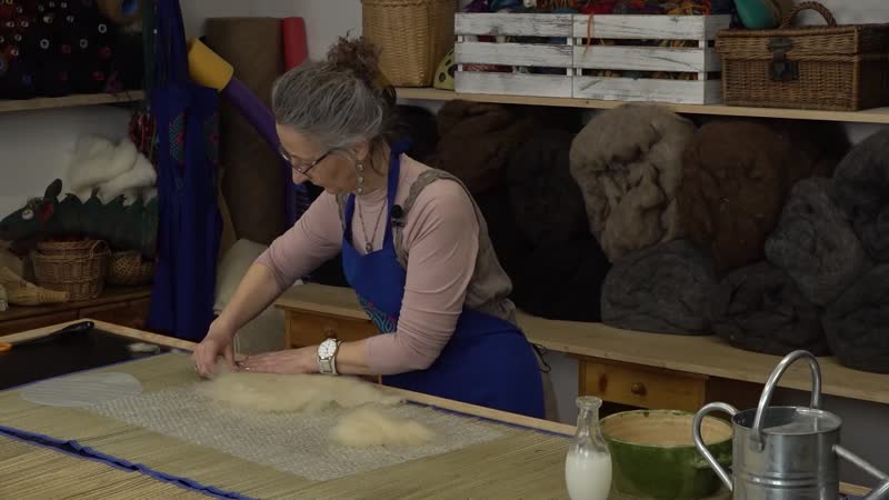 Nemezelés - Angyalkák nemezből